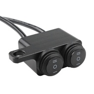Saklar Spion Kiri - Kanan Sakelar Ganda 3 Mode On On Off Full Besi ABS Waterproof Universal / Saklar