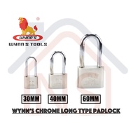 Wynn's Long Ear Hardened Steel Shackle Solid Padlock with Keys / Gate Pad lock / 30mm 40mm 60mm Gate Lock
