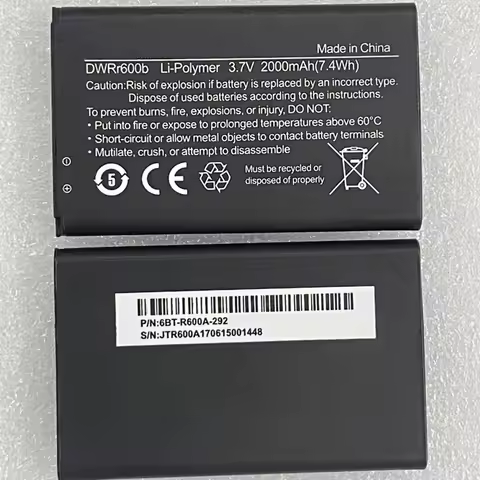 3.7V 2000mAh DWRr600b For Nubia WD660, BM600, BM300, D-link DWRr300a, DWR-720, DWR-730, DWR-830, DWR
