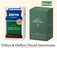 [Ediya &amp; Hollys] Decaf Coffee Decaffeinated Coffee Decaf Instant Coffee Supremo Instant Decaffeine Decaf No Caffeine Series Korean Drink 3 in 1 caffeine free Made In Korea