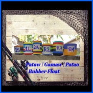 ∇ ✻ ◭ 100 pcs - PATAW | GAMAW | PATAO | RUBBER FLOAT | PALUTANG SA LAMBAT