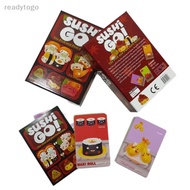 [RDY] 1 Box Fun Card Game Sushi Go Family Gathering Board Game Card Sushi Go Party Card Games Roll C