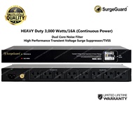 SurgeGuard SER-8B V3.0 เครื่องลดทอนไฟกระชากและสัญญาณรบกวนแบบ HEAVY Duty 4000 Watts/16A (Continuous P