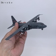 [Devoko] Alloy Diecast 1:200 Scale C130 Transport Aircraft with Stand Airplane Model for Table Adult