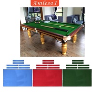 [Amleso1] 9ft Worsted Billiard Pool Table Cloth Billiard Felt w/ Cushion Rail Red