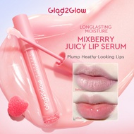 Glad2Glow Mixberry Juicy Lip Serum lip balm Treatment Lip oil Scrub Mask lipstick lipgross lipmask l