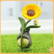 oc Collectable Anime Figurine Creative Smooth Surface Miniature Landscape Anime Ghibli Totoros Sunfl
