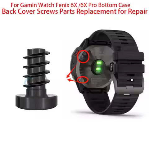 NEW For Gamin Watch Fenix 6X /6X Pro Bottom Case Back Cover Screws Parts Replacement for Repair