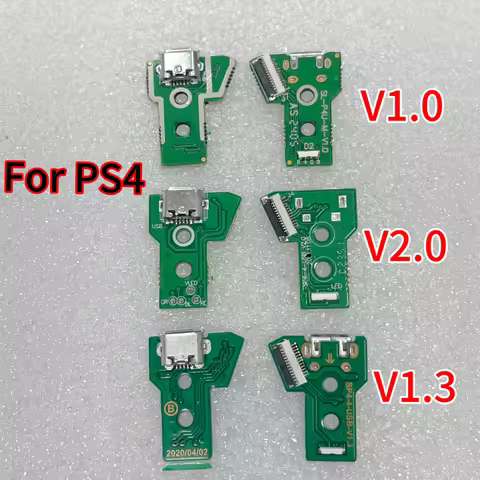 50pcs/lot for PS4 Not Original Gamepad Controller Micro Usb Charging Socket Board V1.0 1.3 2.0