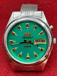 ORIENT Crystal 21 Jewels Automatic ตัวเรือนสแตนเลส นาฬิกาผู้ชาย มือสองของแท้