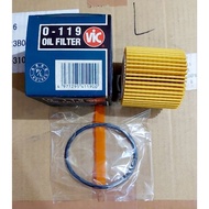 O-119 OIL FILTER ELEMENT TOYOTA COROLLA FIELDER 2ZR-FE 1800, COROLLA AXIO 2ZR-FE VIC