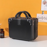 Fs168 14 inch Koper Mini Beauty Case tas make up koper Kosmetik Premium Bahan Semi Aluminium Anti Go