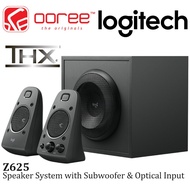 LOGITECH Z625 2.1 COMPUTER GAMING SPEAKER SYSTEM WITH POWERFUL THX CERTIFIED SOUND  / OPTICAL INPUT 