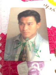 劉德華fans club Production FANS CARD親筆簽名