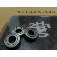 Fishing reel bearing 6x14x3.5 zz thailand