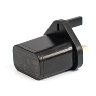Safety Mark AC/DC USB Power Adapter with 3-Pin UK Plug (USB 5V1A)
