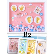 Baby footprint frame