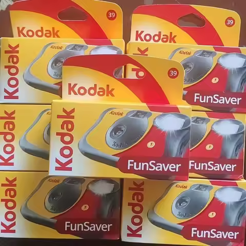 Kodak HD Power/Daylight /Flash /FunSaver Single Use Camera With Flash Disposable Point-and-Point 1-5