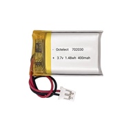 702030 3.7V 400mAh massager toothbrush battery