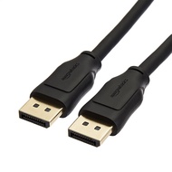 Amazon Basics 8K DisplayPort 1.4 Cable with 4K@120Hz, 8K@60Hz Video Resolution and HDR Support - 10 