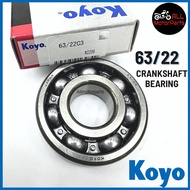 KOYO C3 6322 63 22 16MM WAVE125 WAVE110 CRANK SHAFT CRANKSHAFT BEARING MADE IN JAPAN