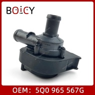 BOICY Engine Auxiliary Water Pump for VW Jetta Polo Tiguan Touran Beetle A1 A3 Q2 Q3 5Q0965567G 5G09