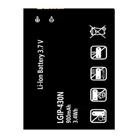 LGIP-430N 900Mah Replacemeny Battery For LG Cookie Fresh GS290 GW300 LX290 LX370 LGIP MT375 GM360 43