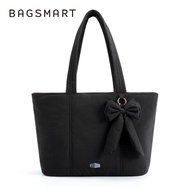 BAGSMART กระเป๋าเดินทาง Bowknot ผู้หญิงกันน้ำน้ำหนักเบากระเป๋าสะพาย กระเป๋าด้านหน้า