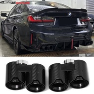 For BMW 3 Series G20 G21 Tailpipe 330i 330e 330d 320i 320d Muffler Exhaust Modification Carbon Fiber