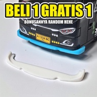 Long Winglet V2 3D Print PlasticMINIATUR BUS Strong Thick Premium Accessories Variations TourismMINI