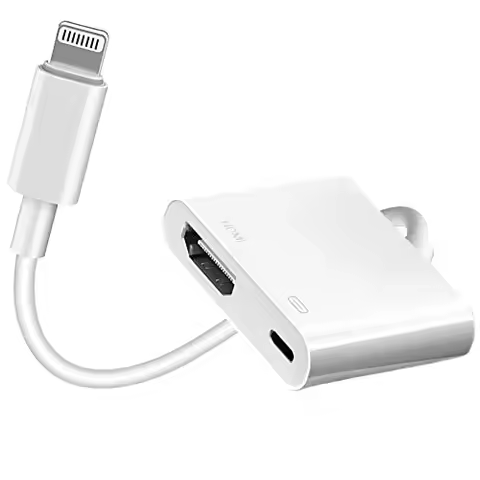 Lightning To HDMI Cable 1080P Hd Mirroring Phone To Tv Adapter With Charging Port For iPhone iPad Ho