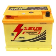 sparepart Aki mobil Peugeot 206 306 405 605 Zeus DIN 56090 R Calcium