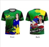 Full sublimated Duterte and sara bbm t-shirt green men women  Can be customized
