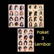 POSTER SALON POSTER MODEL POTONG RAMBUT WANITA POSTER BARBERSHOP