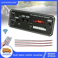 Bluetooth 5.0 Papan Amplifier MP3 Dukungan Daya MP3 USB AV TF FM Remote Control Musik Mobil Modul Radio Suara Bass Berat Tanpa Hilang board 7.4v speaker 8-12 inch