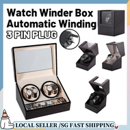 SG STOCK Technology Automatic Watch Winder 4+6 Automatic Watch Winder Storage Display Box Luxury Watch Winder Case