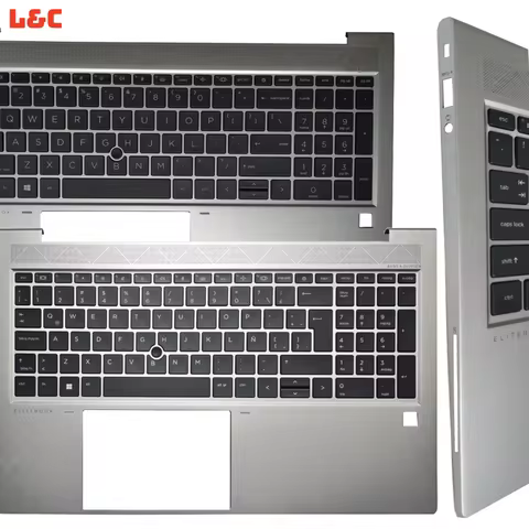 For EliteBook 850 855 G7 G8 750 755 G7 G8 US/UK/FR/SP/IT/LA Keyboard With Backlight Palm rest SC Int