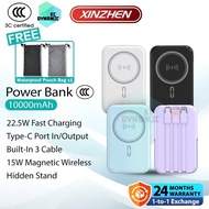 【3C Certified】Xinzhen PB186 10000mAh Powerbank 22.5W Fast Charging Power Bank Wireless Pawer Bank Xi
