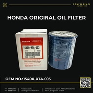 HONDA ORIGINAL OIL FILTER - OEM NO.: 15400-RTA-003