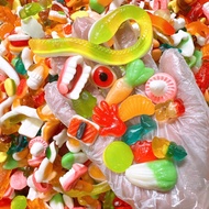 1KG Mixed Gummy Candy 70 Flavors, Chip Gummy Candy, 4D Gummy Candy, Peeled Candy, Sugar Coated Gummy
