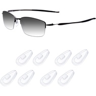 Acefrog 4 Pasang Bantalan Hidung Silikon Berbentuk Titisan Air Mata untuk Kacamata Oakley Socket 5.5