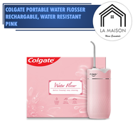 Colgate Portable Water Flosser Rechargeable, Water Resistant - Pink