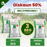 [BUY 2 GET 1] Trichoderma ANKI 1KG - Melindungi Akar, Membantu Mengurangkan Kulat Berbahaya Dan Meni