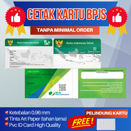 Cetak Kartu  Bpjs Kesehatan/KIS/BPJS ketenagakerjaan bahan kartu pvc id card tebal 0.96mm (sangat te