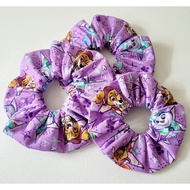 Scrunchies Paw Patrol Skye Everest Mommy Daughter Matching Purple Cute Cartoon Hair tie Elastic Fashion Girls Women