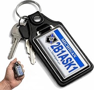 Michigan Thin Blue Line Police Masons 2B1ASK1 Keychain Key Holder Key Ring For Men Heavy Duty Car Ke