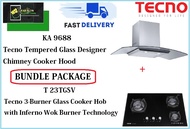 TECNO HOOD AND HOB BUNDLE PACKAGE FOR ( KA 9688 &amp; T 23TGSV ) / FREE EXPRESS DELIVERY