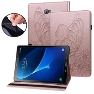 3D Butterfly Embossed Funda For Samsung Galaxy Tab A6 10.1 Tablet Case SM-T580 T585 TPU Back Cover For Samsung Tab A 10.1 2016
