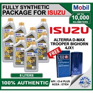 MOBIL Delvac 1 5W40 8 Liters ISUZU ALTERRA D-MAX TROOPER BIGHORN 4JX1 - FULLY SYNTHETIC ENGINE OIL