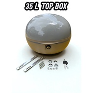 MOTORCYCLE UNIVERSAL TOP BOX STORAGE BOX GIVI BOX SIPUT BOX 35L Universal Any Motor Use
